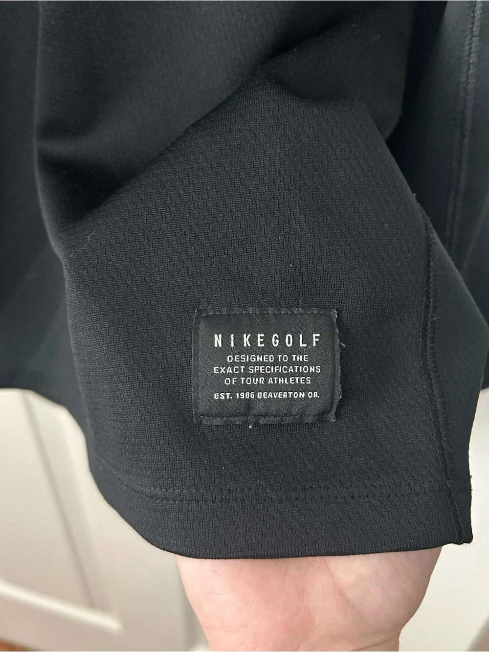 Nike Golf Dri-fit Black Pullover Men’s Large